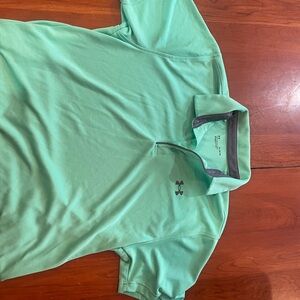 Under Armour Men's Light Green Polo Shirt
